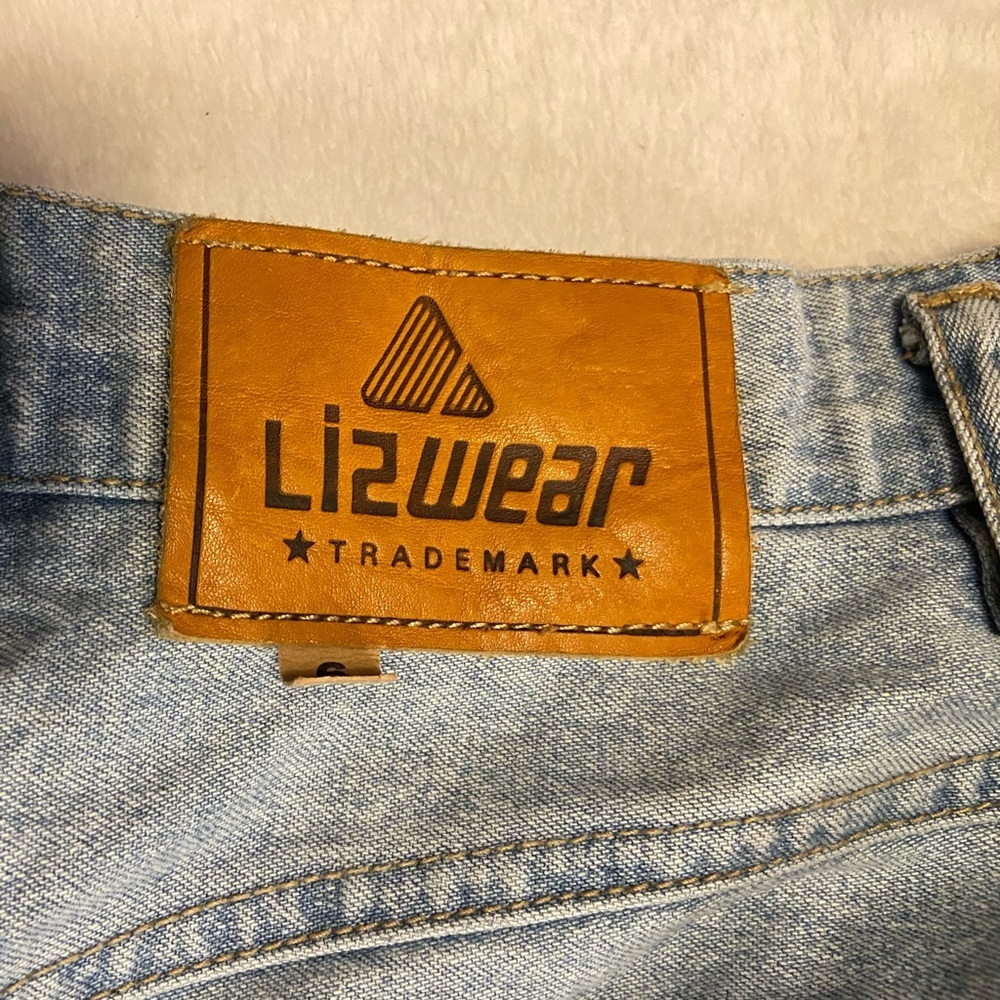 Liz 90’s vintage blue Jean skirt EUC - Picture 4 of 8